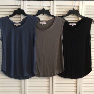 Loft bundle 3 sleeveless tops